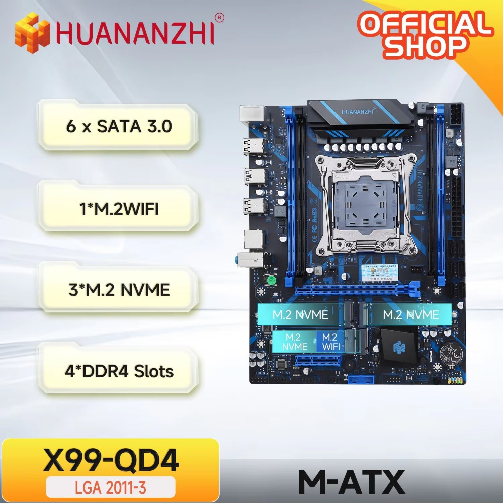 E5 2696 V3 - HUANANZHI X99 QD4 LGA 2011-3 Płyta